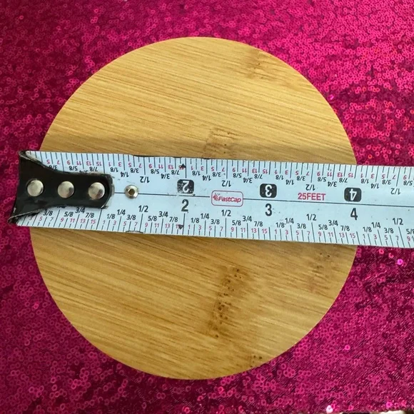 2/for $20 🪩 Peppermint, Candy Cane Striped Ceramic Cookie Jar, Wooden Lid - Picture 8 of 8